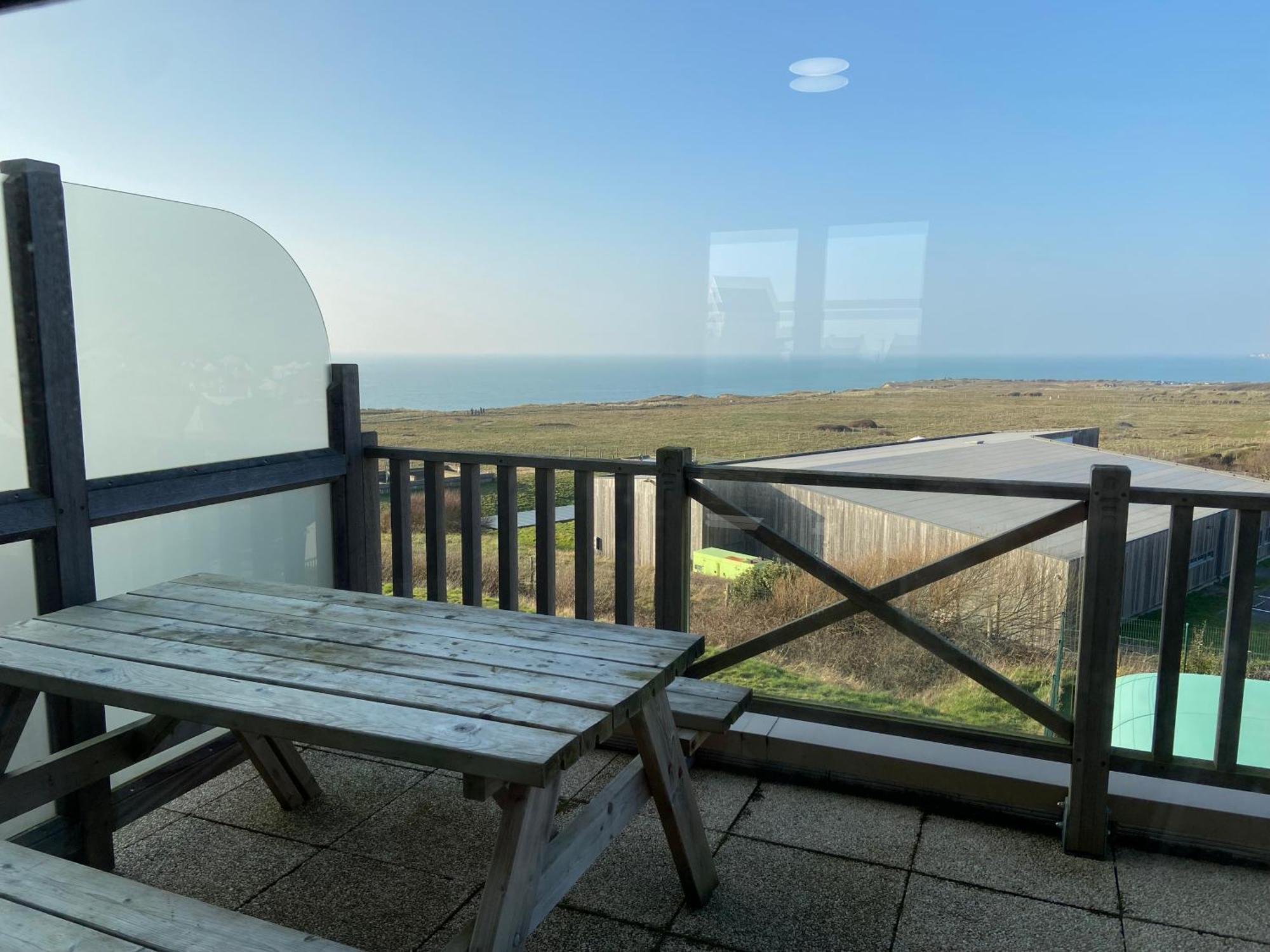 La mer vue d'en haut , duplex à la naturelle sur la côte d'opale Wimereux Exterior foto